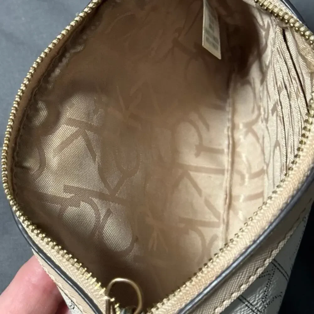 Calvin Klein Beige Wristlet